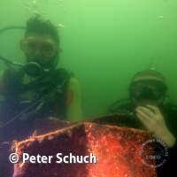 Fahrinnenbegrenzungsboje gefunden! 60 cm  Entfernung