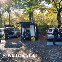 Herbsttauchgang im Schermsee