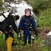 Abtauchen mit Gewässeruntersuchung Schermsee 2024