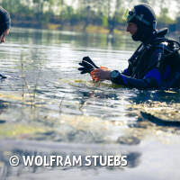 Antauchen mit Gewässeruntersuchung am Schermsee 2025
